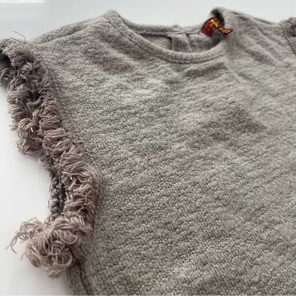 Bundle 3 Girls Tops Size 4T Knit Fringe Eyelet Chambray Olive Green Tunic - Picture 4 of 14